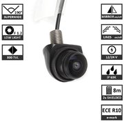 BC UNI-WIDE Mini kamera analóg 190° RCA 12-24V