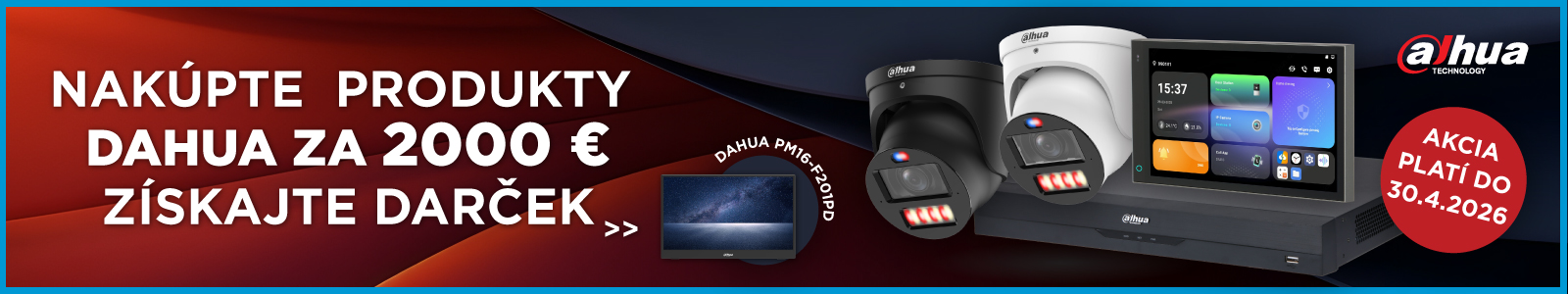 Akcia na produkty DAHUA