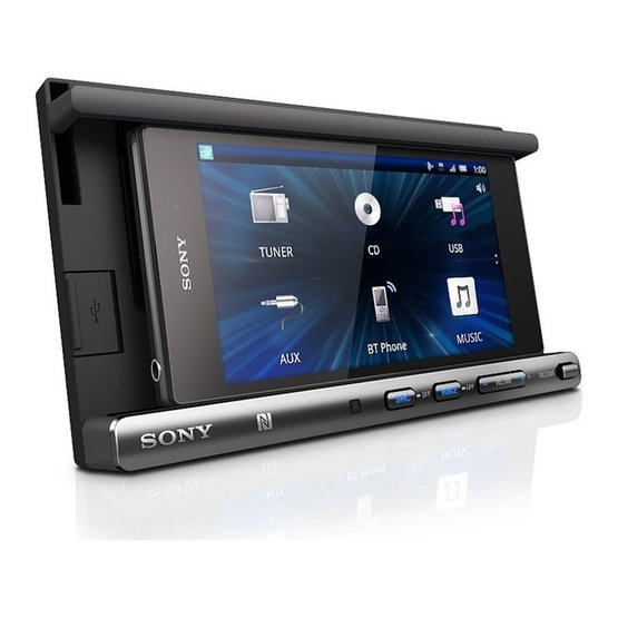 Autorádio SONY, 2DIN s CD, kolískou pre smartfón, USB, BT XSPN1BT.EUR