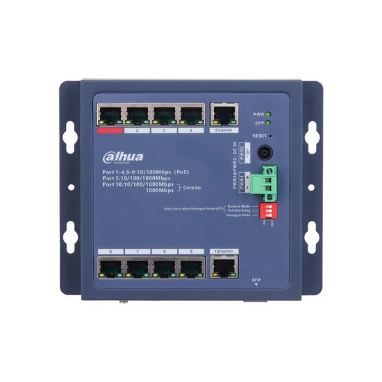 Dahua CHS4110-8ET-90-F 10 portový PoE switch