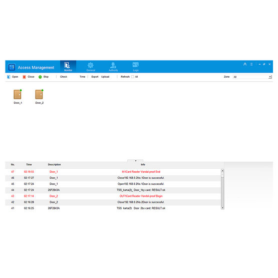 Dahua DH-ACS-SOFT softvér prístupových kontrolérov Dahua