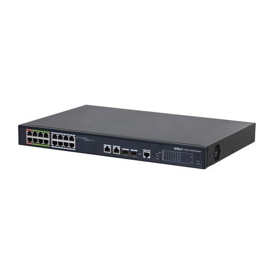 Dahua LR2218-16ET-240-V2 16portový switch