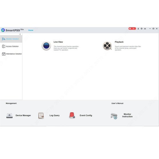 Dahua SmartPSS lite klientský softvér