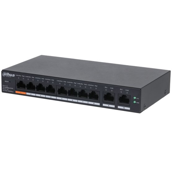 Dahua UFS5010-8ET-60 10portový PoE switch