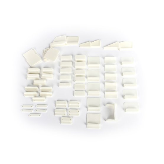 DMS HOLDER WHITE sada bielych plastových adaptérov pre inštaláciu senzorov Pandora DMS