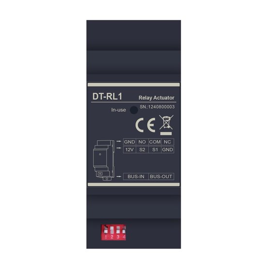 Easydoor RLC v2 modul zbernice pre spínanie relé