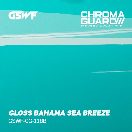GSWF BAHAMA PPF fólia na ochranu laku, lesklá, tyrkysová