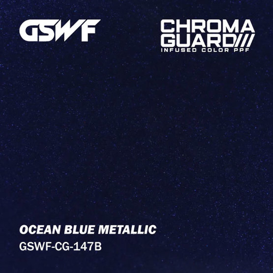GSWF OCEAN PPF fólia na ochranu laku, lesklá modrá metalická