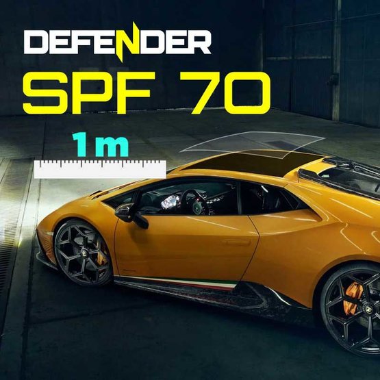 GSWF SPF70 (bm) ochranná fólia na strešné okno, tónovaná, 152cm x 1m