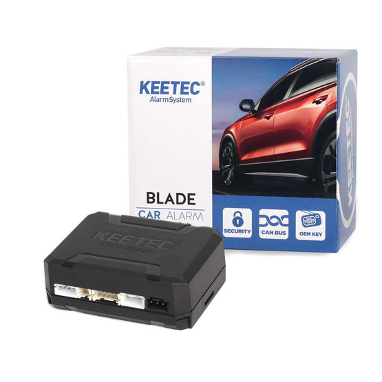 KEETEC BLADE autoalarm s pripojením k zbernici CAN BUS