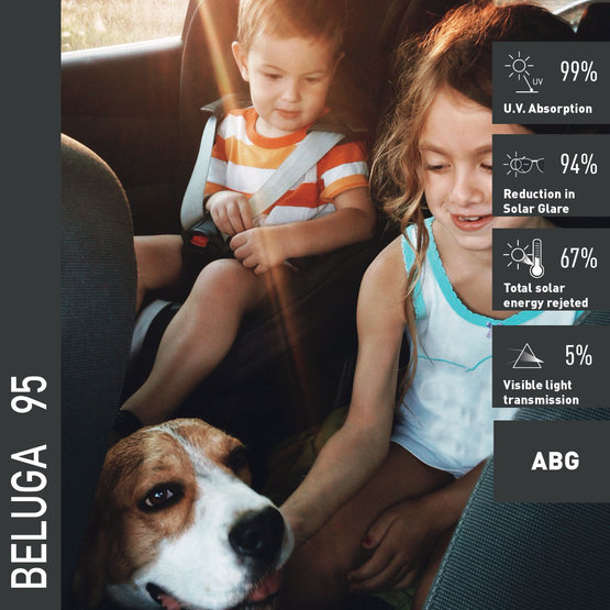 KeetecFOL BELUGA 95 R76 nano keramická zatmavovacia autofólia