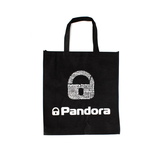PANDORA BAG plátenná taška s logom Pandora