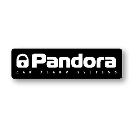 PANDORA LP COVER BLACK reklamná tabuľka s logom na miesto ŠPZ