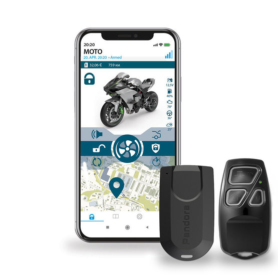 Pandora MOTO EVO GSM/GPS Motoalarm so vstavaným Bluetooth 5.0
