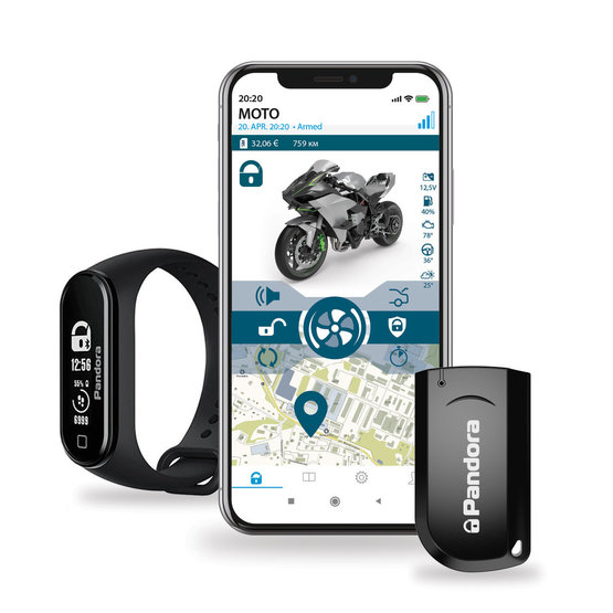 Pandora SMART MOTOv3+ GSM/GPS motoalarm