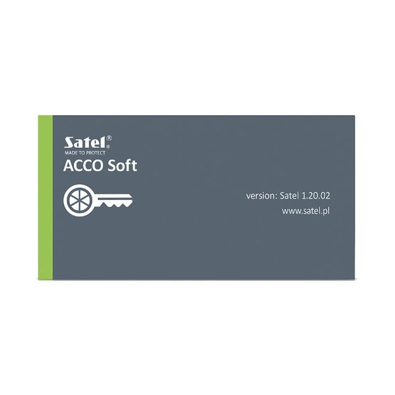 Satel ACCO Soft Program na vytvorenie štruktúry systému