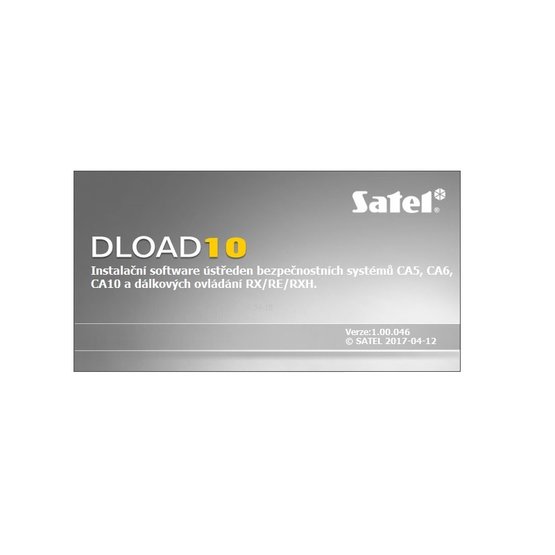 Satel DLOAD10 konfiguračný softvér
