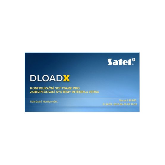 Satel DLOADX konfiguračný softvér ústrední INTEGRA a VERSA
