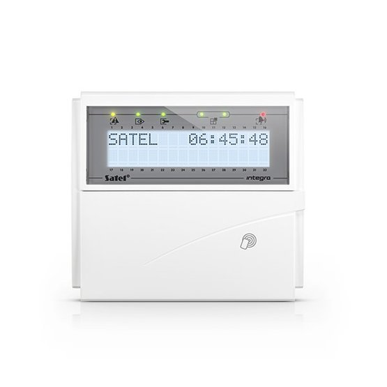 Satel INT-KLCDR-W LCD klávesnica s RFID čítačkou