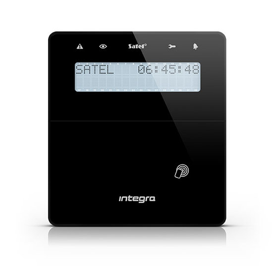 Satel INT-KLFR-B LCD klávesnica s dvierkami a RFID