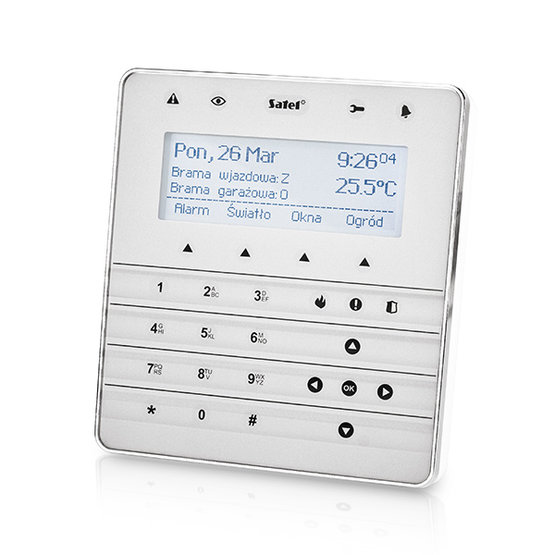 Satel INT-KSG-SSW dotyková klávesnica s LCD