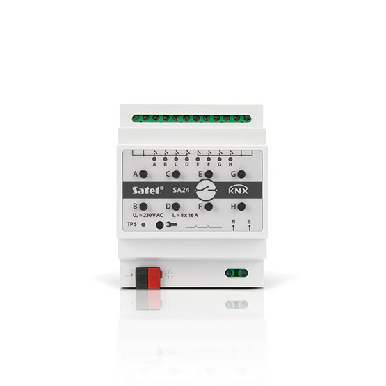 Satel KNX-SA 24 spínací akčný člen - 8 kanálov