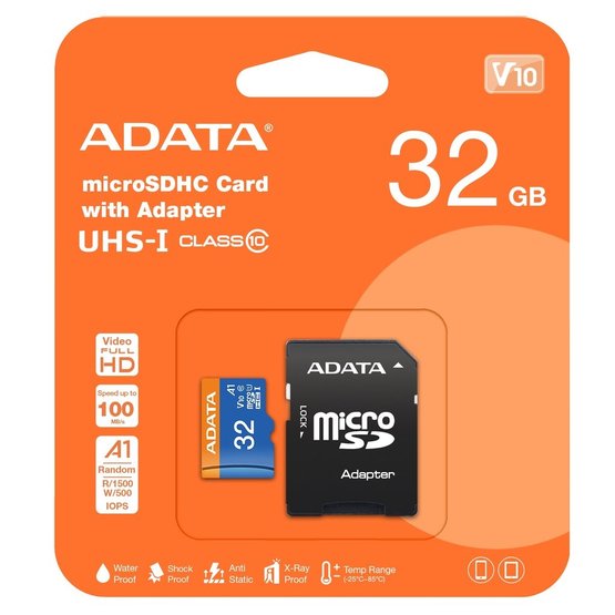 SD CARD 32GB Adata Mikro SD s adaptérom