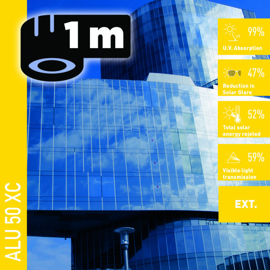 Solar Screen ALU 50 XC (bm) protislnečná exteriérová fólia