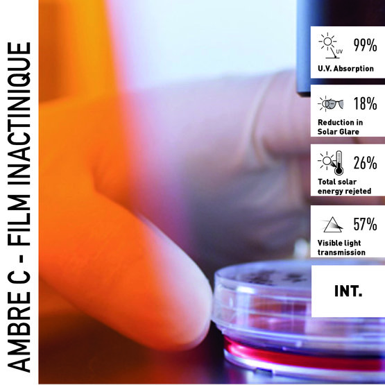 Solar Screen AMBER C anti-UV interiérová fólia