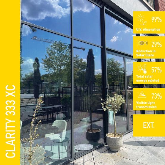 Solar Screen CLARITY 333 XC protislnečná exteriérová fólia číra