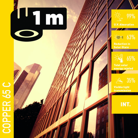 Solar Screen COPPER 65 C (bm) protislnečná interiérová fólia medená