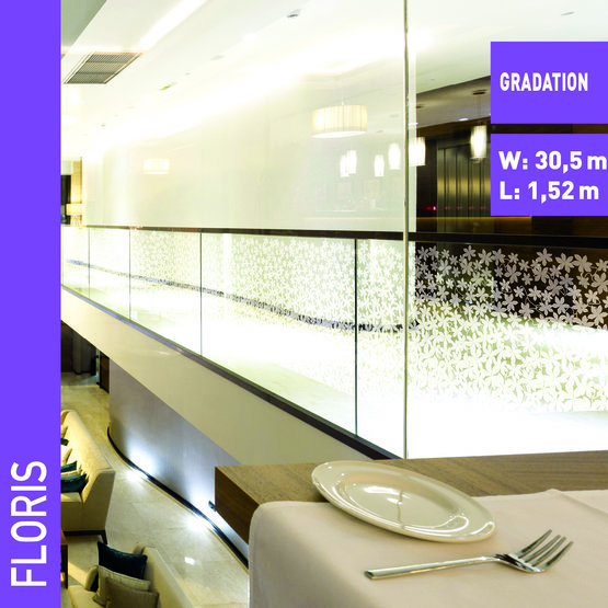 Solar Screen FLORIS interiérová dizajnová fólia