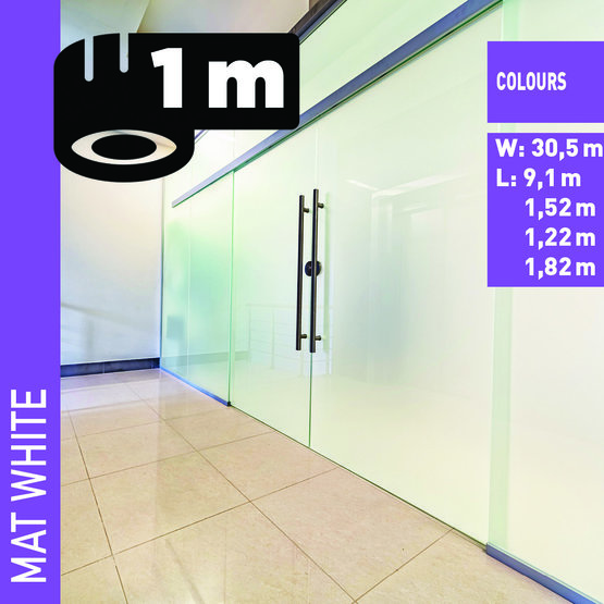 Solar Screen MAT WHITE (bm) dizajnová fólia