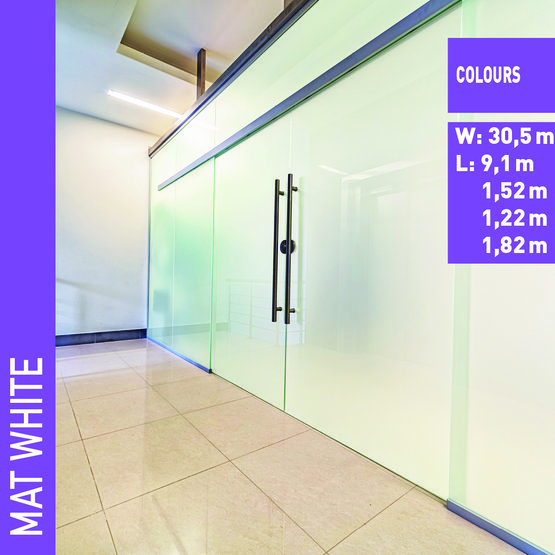 Solar Screen MAT WHITE dizajnová fólia