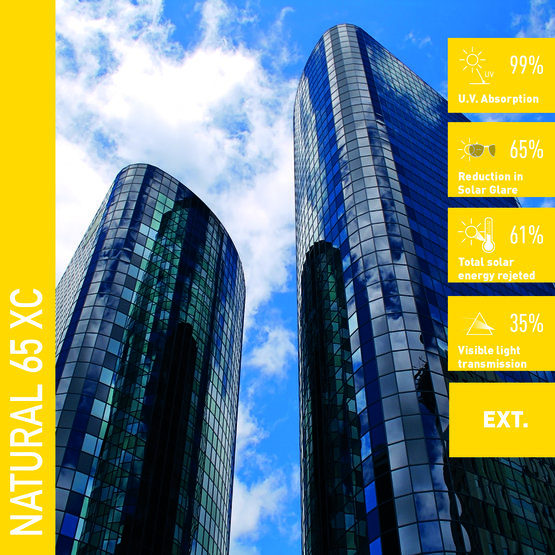 Solar Screen NATURAL 65 XC protislnečná exteriérová fólia tónovaná