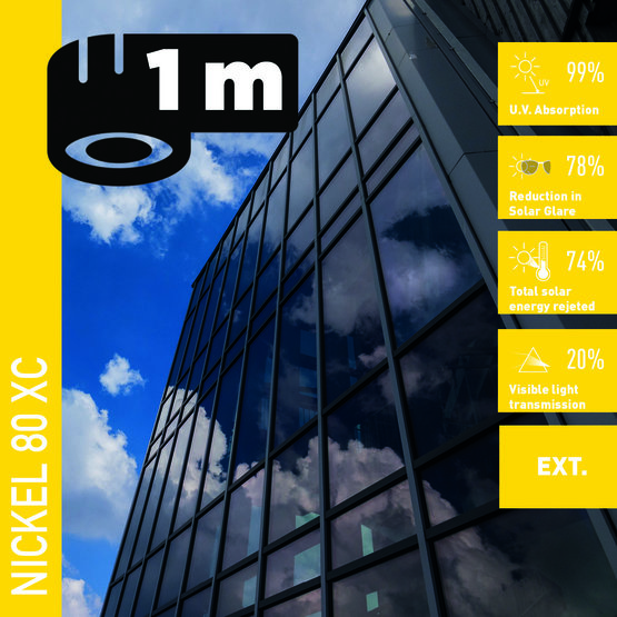 Solar Screen NICKEL 80 XC (bm) protislnečná exteriérová fólia tónovaná