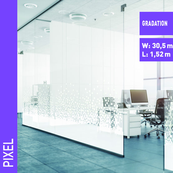 Solar Screen PIXEL interiérová dizajnová fólia