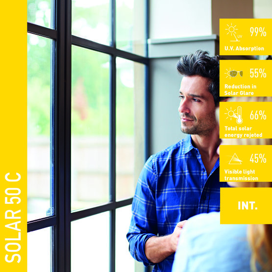 Solar Screen SOLAR 50 C tepelno-izolačná interiérová fólia