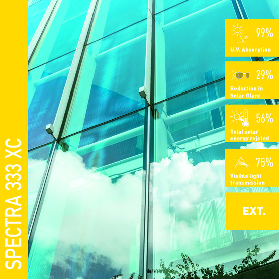Solar Screen SPECTRA 333 XC protislnečná exteriérová fólia číra