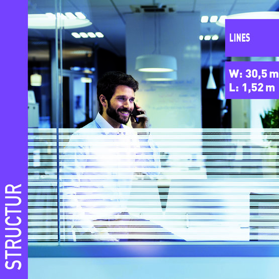 Solar Screen STRUCTUR interiérová dizajnová fólia