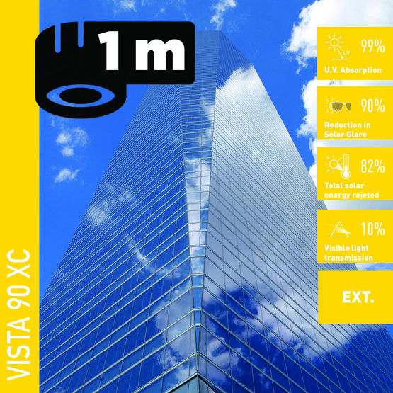 Solar Screen VISTA 90 XC (bm) protislnečná exteriérová fólia zrkadlová