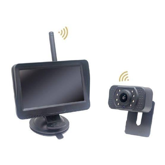 TFT4AW Bezdrôtový set 2.4GHz IR kamera a 4.3" monitor