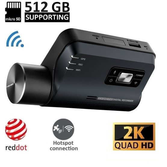 Thinkware Q850 Autokamera 2K WiFi GPS BT Hotspot