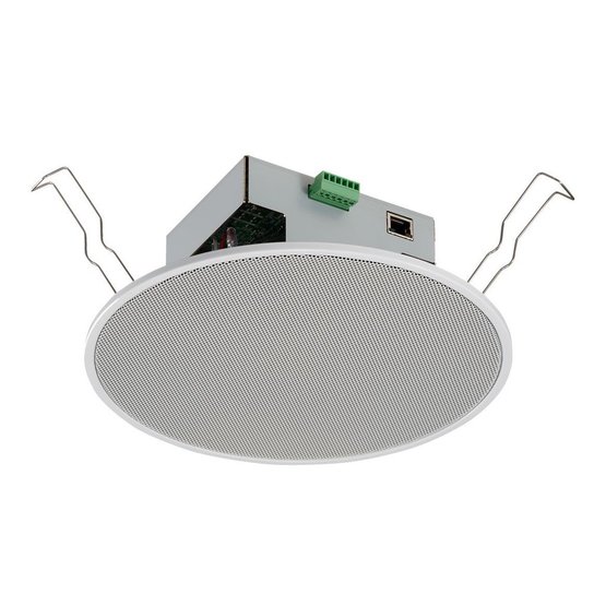 TOA IP-A1PC238 podhľadový reproduktor pre CCTV aplikácie
