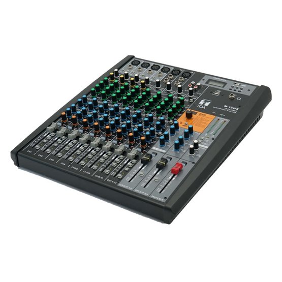 TOA M-124FX-EB profesionálny 12kanálový mixážny pult
