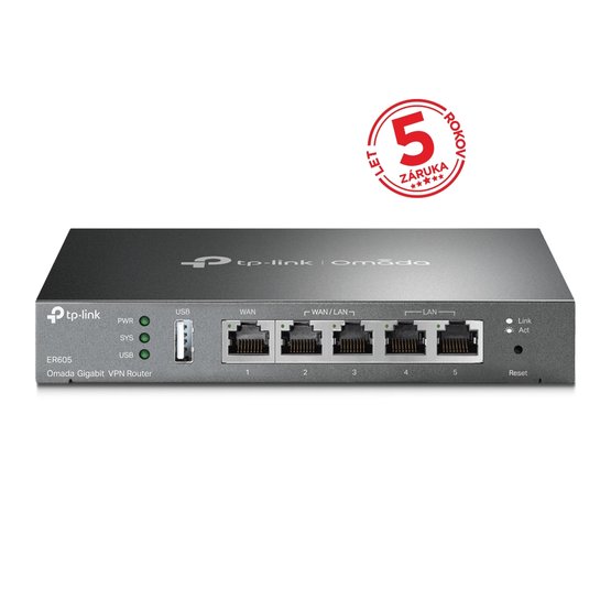 TP-Link TL-ER605 Gigabitový VPN router