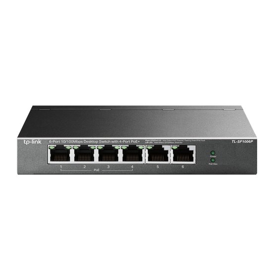 TP-Link TL-SF1006P 6portový PoE switch