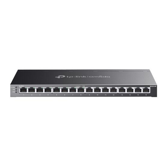 TP-Link DEMO TL-SG2016P Omada 16 portový gigabitový PoE+ switch