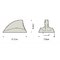 CAL-7727099 Calearo Anténa SHARK2 GSM UMTS LTE WIFI GNSS FAKRA m