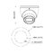 Dahua IPC-HDW5541TM-ASE-0280B 5 Mpx dome IP kamera